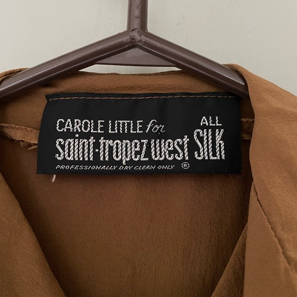 Vintage silk ruffle blouse - Picture 3 of 6